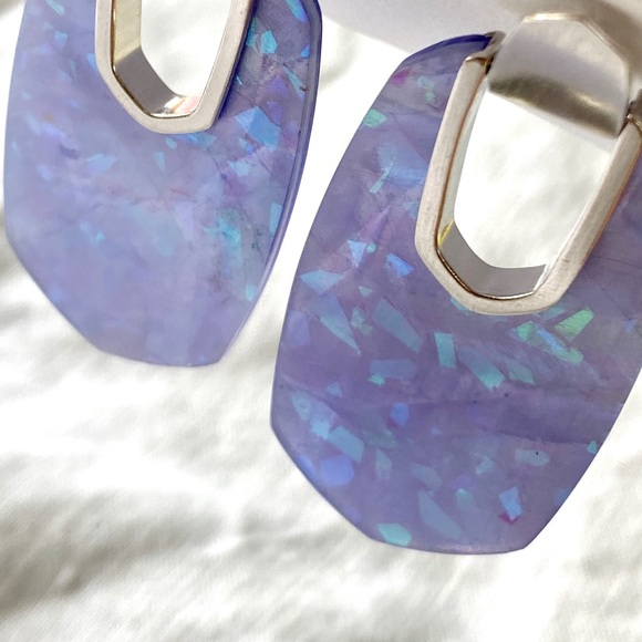 NWT Kendra Scott Large Kailyn Iridescent Lilac๐๐๐๐๐๐๐ - Picture 4 of 7